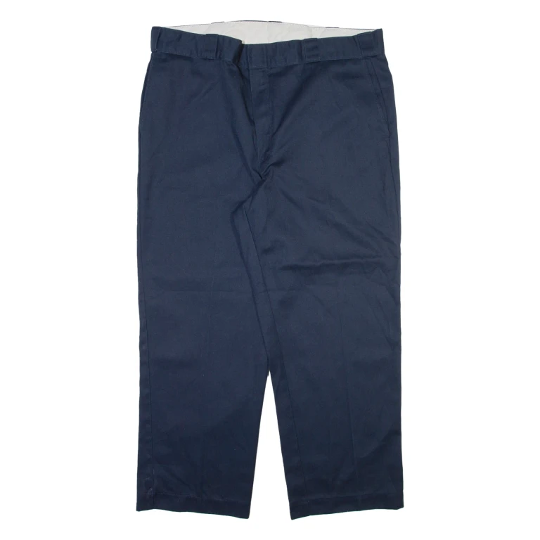 DICKIES 874 Workwear Mens Trousers Blue Regular Straight W40 L27