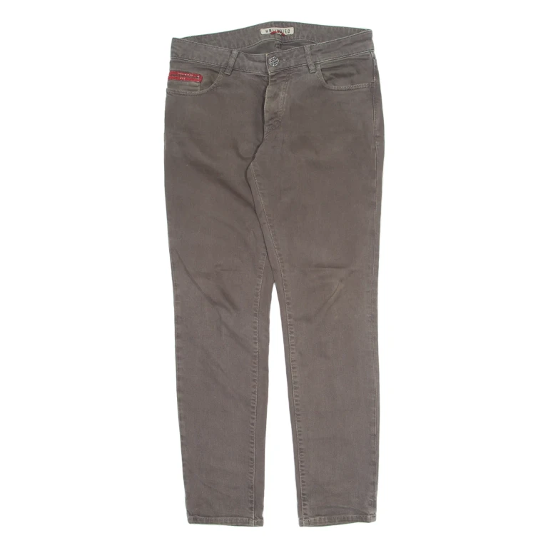UNLIMITED Mens Trousers Grey Slim Tapered W32 L32