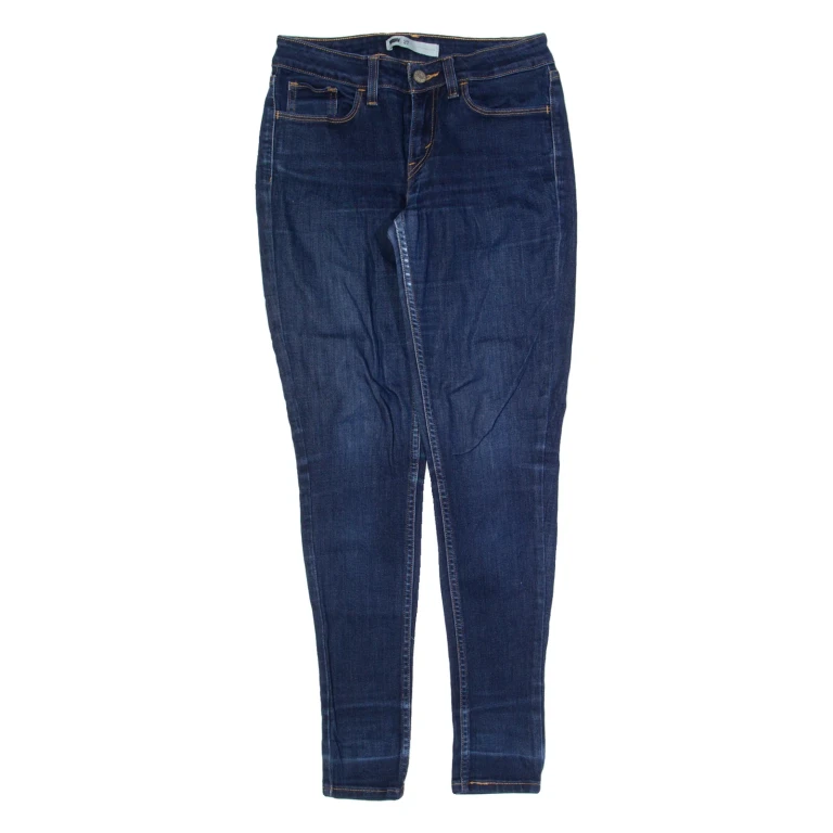 LEVI'S Womens Jeans Blue Slim Skinny Stone Wash W27 L30