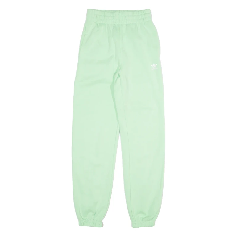ADIDAS Womens Joggers Green Tapered UK 4 W28 L30