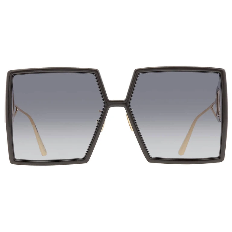 Dior 30MONTAIGNE SU Gradient Grey Square Ladies Sunglasses CD40030U 01B 58
