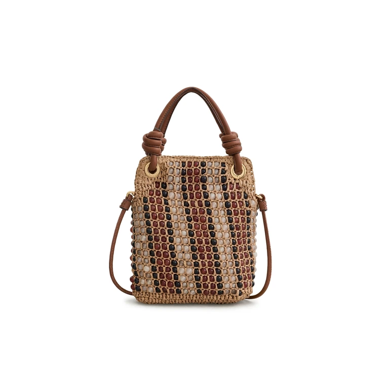 Veronica Beard Small Beaded Slouch Bag Hazelwood Multi One Size