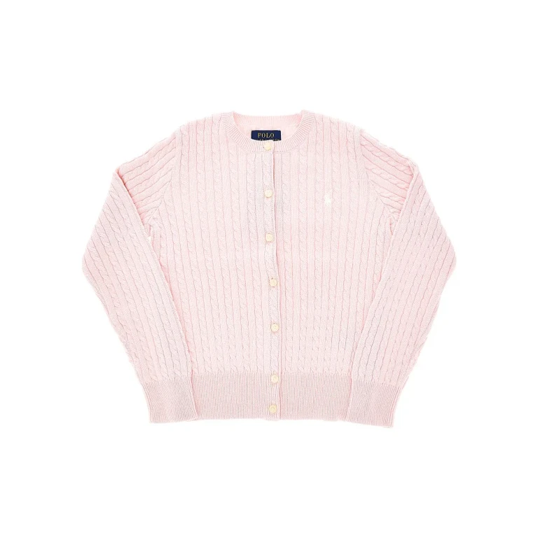 RALPH LAUREN Cable-knit cotton cardigan Kids 6X