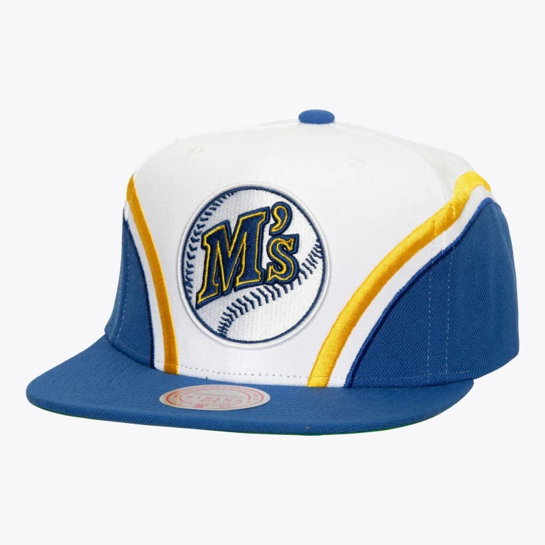 Men's MLB Overhead Snapback Coop Mariners Snapback Caps