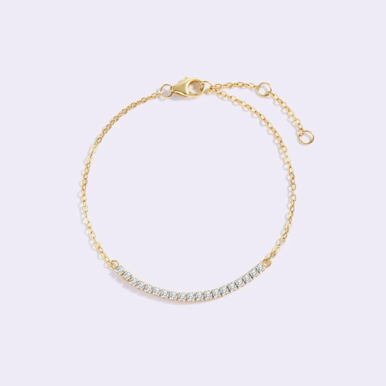 Diamond Bar Bracelet
