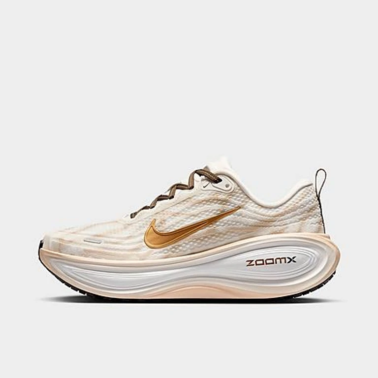 Nike Women's Vomero Plus Running Shoes in Summit White/Dark Hazel/Sanddrift Size: 5.0