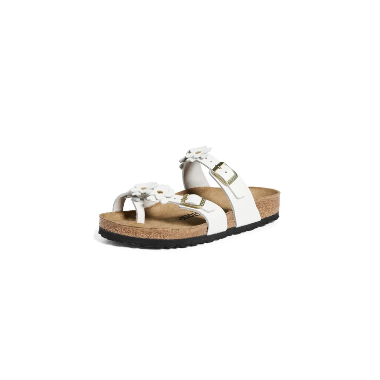 Birkenstock Mayari Flowers Sandals White 39