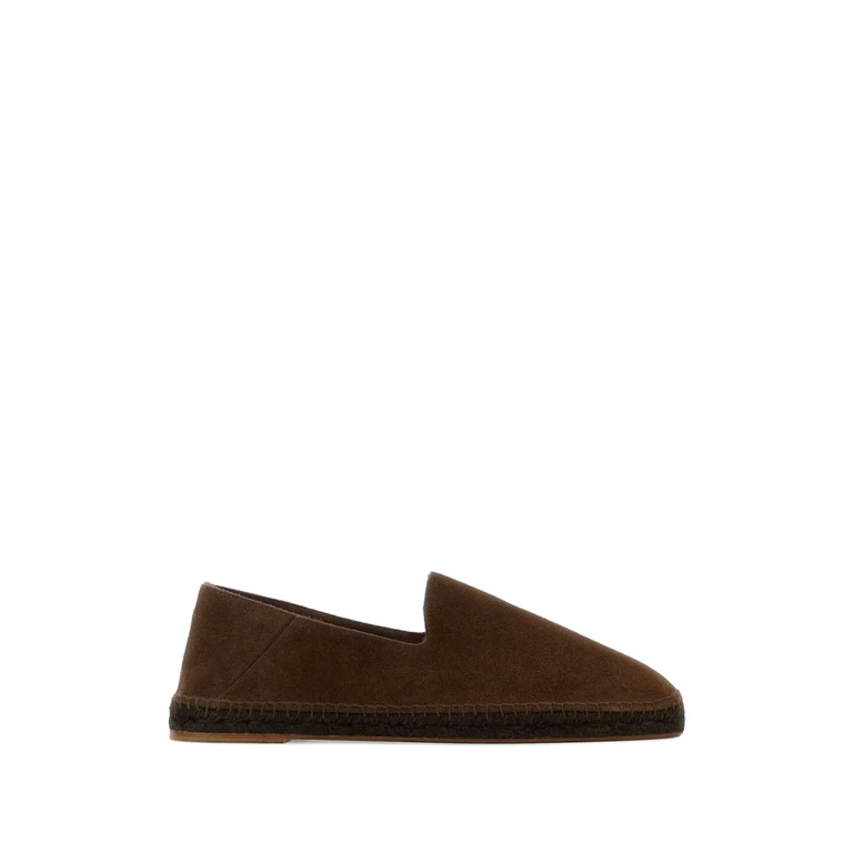 Peter Round-toe Suede Espadrille