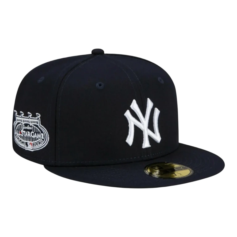 59Fifty MLB New York Yankees ASG 2008 World Series Patch Up Fitted Hat Navy