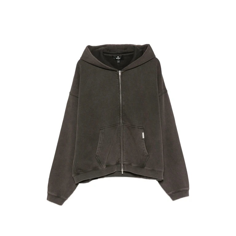 Represent Initial Zip-up Cotton Hoodie