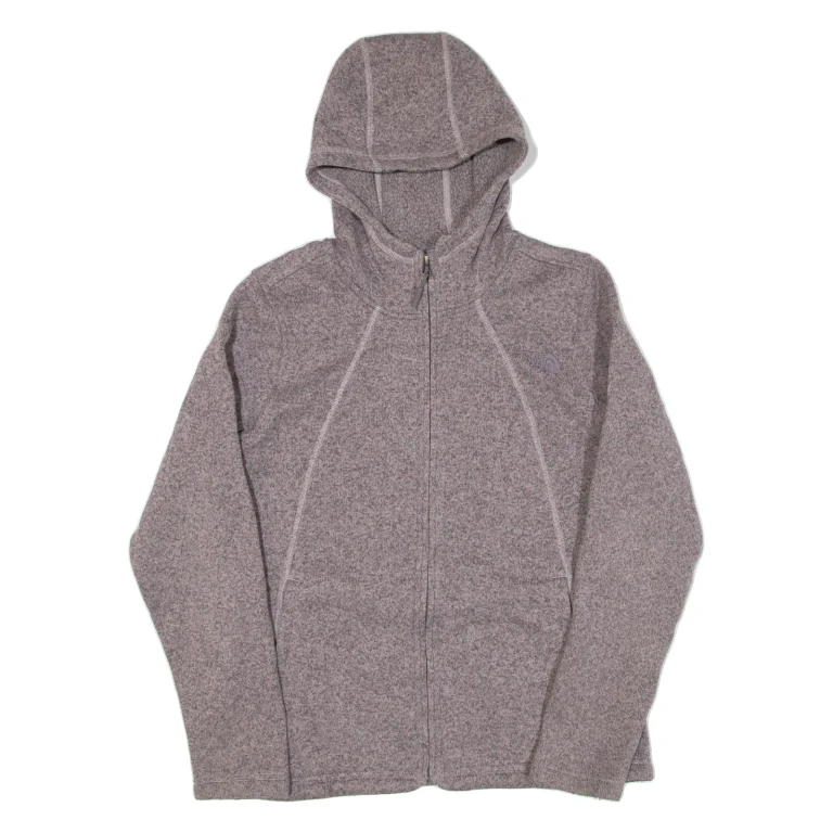 THE NORTH FACE Womens Purple Hoodie Full Zip S