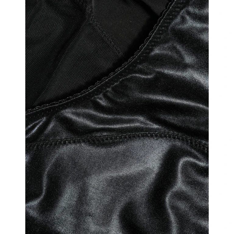 Dolce & Gabbana Black Silk Blend High Waist Girdle Panty Underwear Elastane Clothing - Women