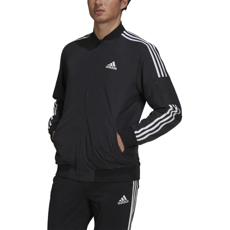 Men's Essentials Woven 3-Stripes Jacket
