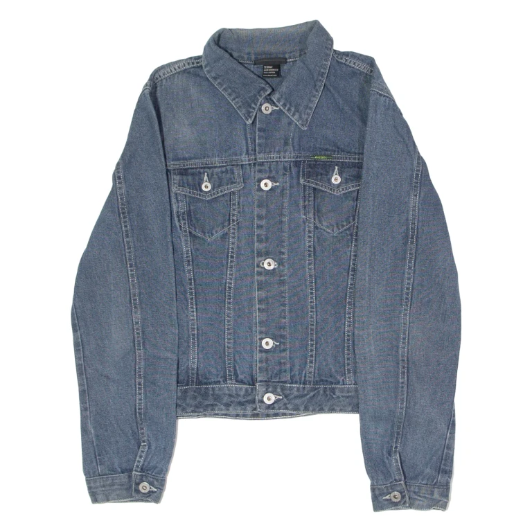 DIESEL Womens Denim Jacket Blue L