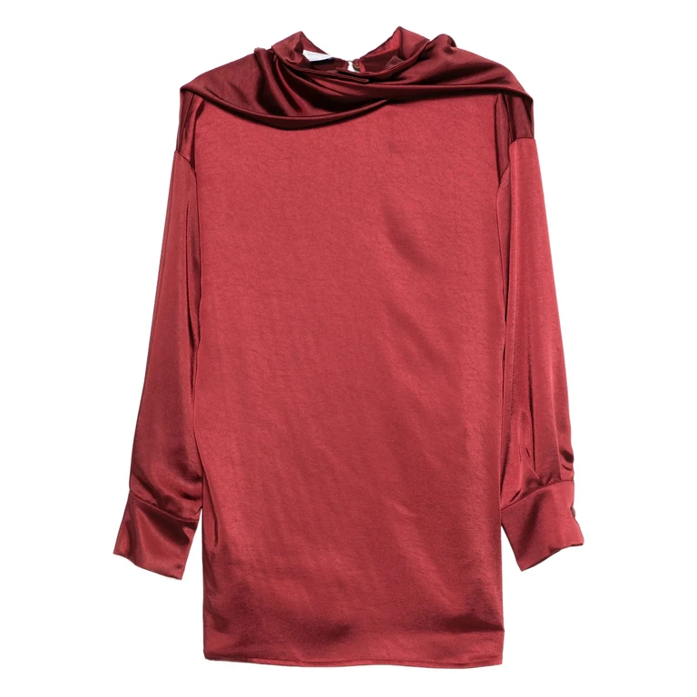 The Nina Studio Cowl-neck Blouse