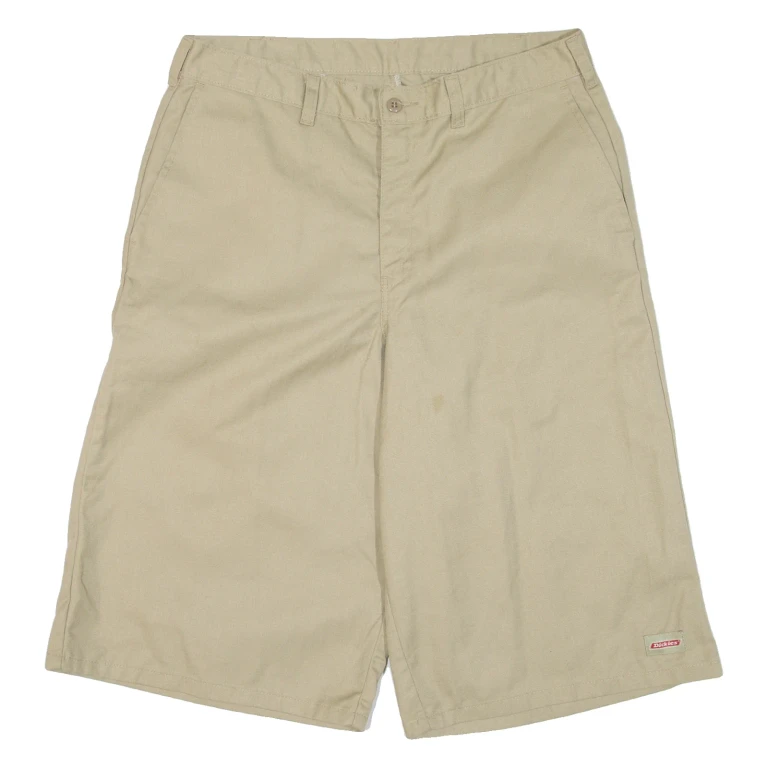 DICKIES Mens Workwear Shorts Beige M W34