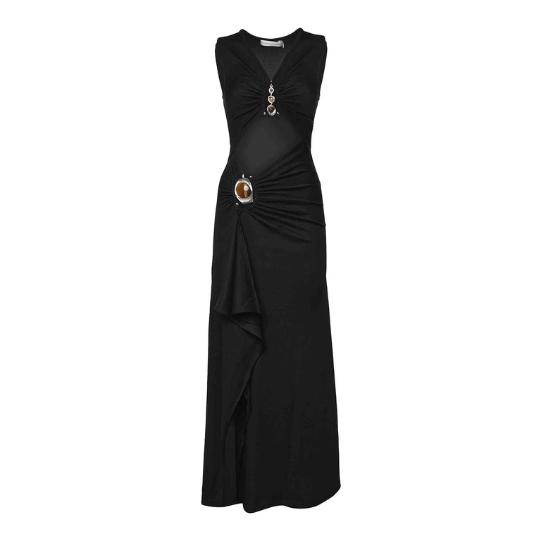 Christopher Esber Robe Au Genou - Noir (26013750BLACK)
