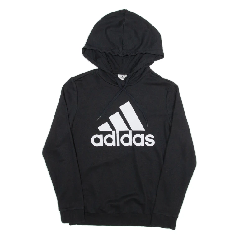 ADIDAS Womens Black Hoodie S