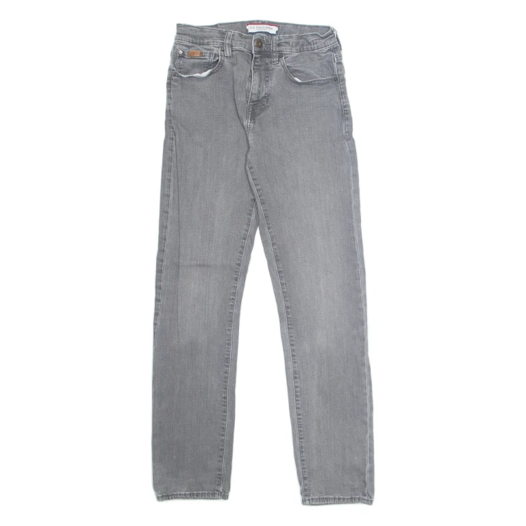 POLO ASSN Mens Jeans Grey Regular Tapered W26 L30