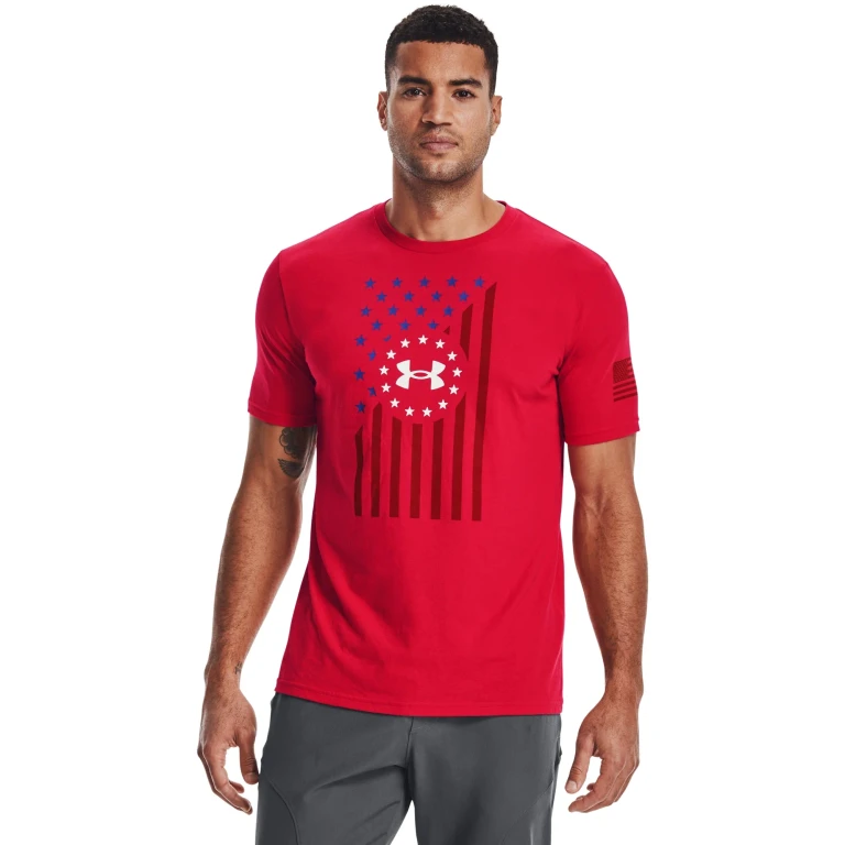 Men's Freedom Chest Flag T-Shirt
