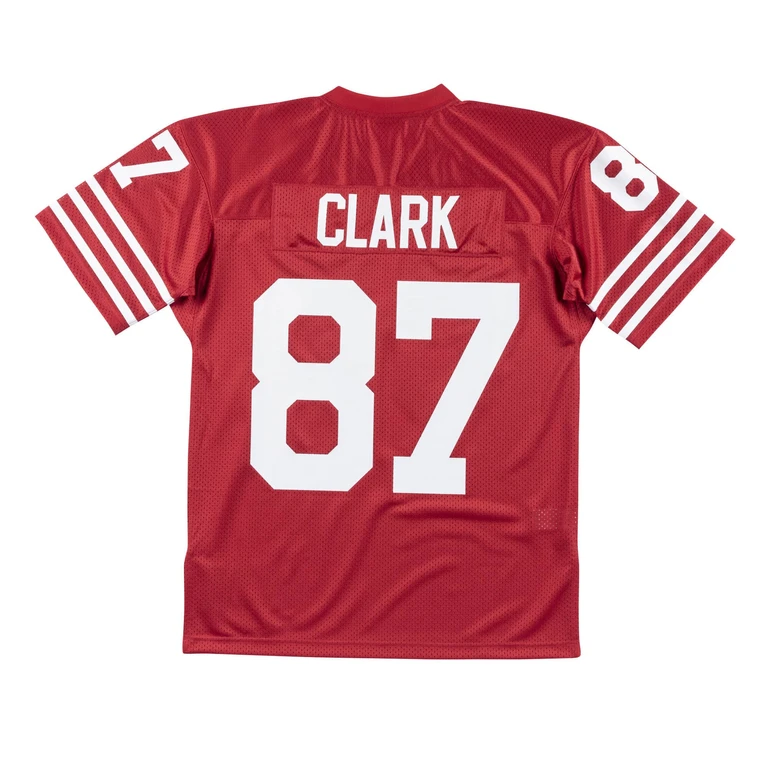 Men's NFL Authentic Jersey 49Ers 1981 Dwight Clark