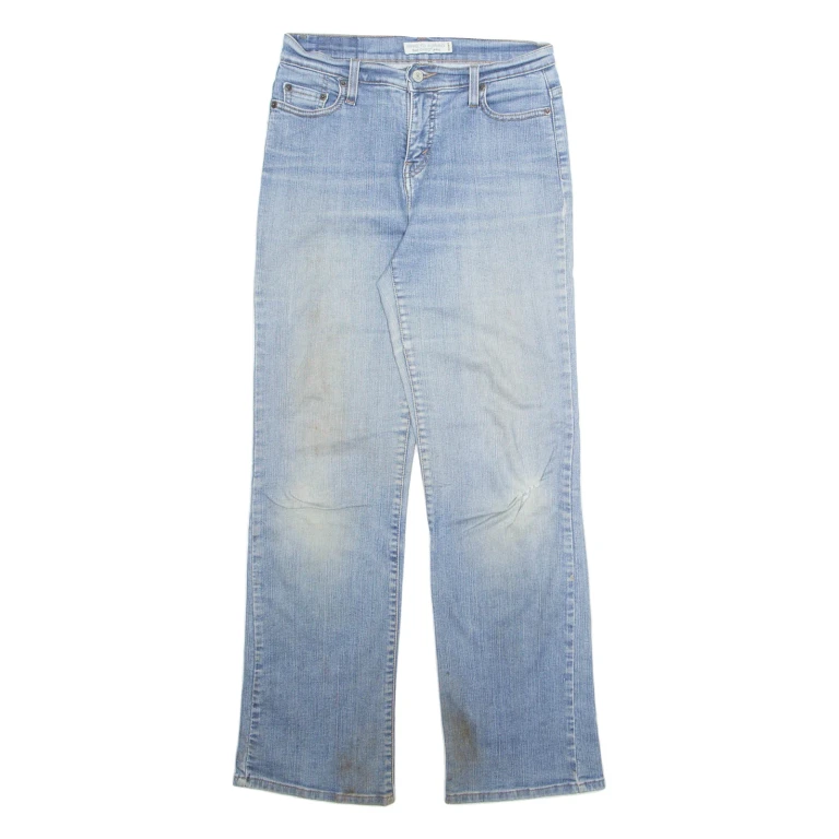 LEVI'S Womens Jeans Blue Regular Bootcut Stone Wash W28 L30
