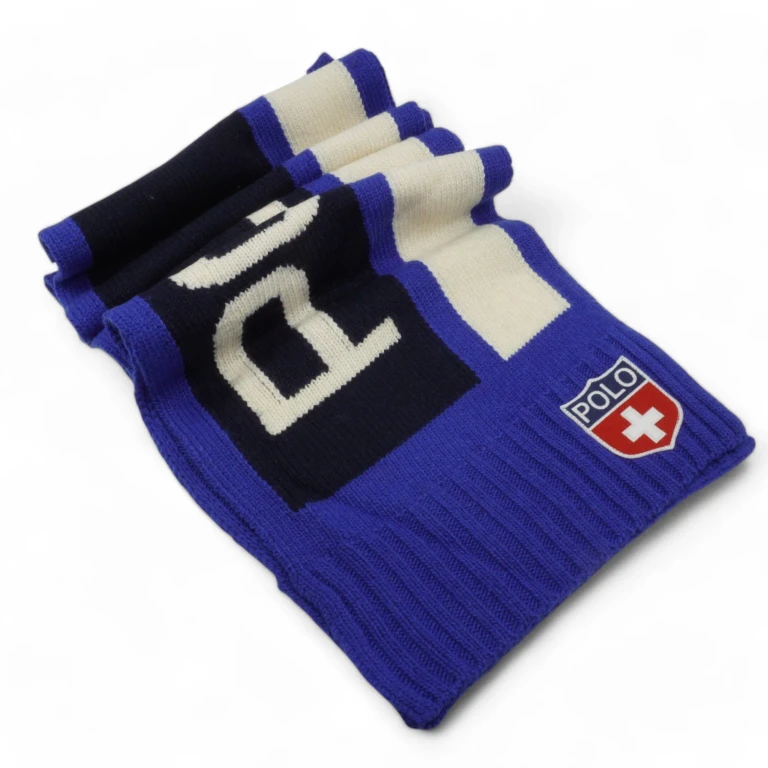 Adult Colorblock Ski Scarf Polos