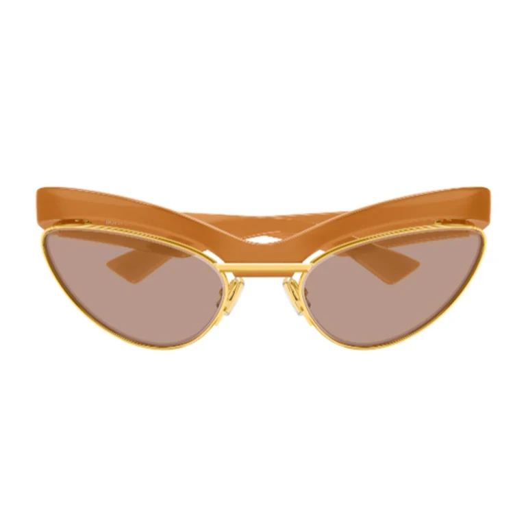 Bottega Veneta Bv1480s Linea Ribbon Orange Bio-inettato Sunglasses - Women