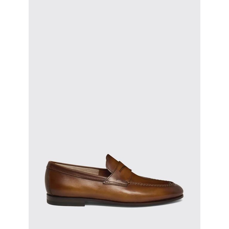 Loafers Men color Brown (MCNC18007SA4SLASM82)
