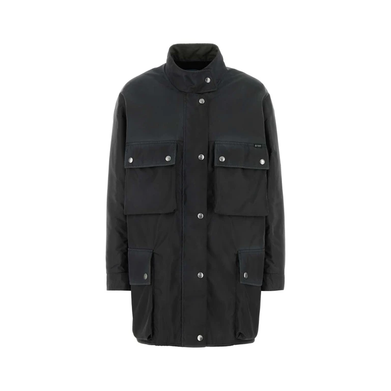 Prada Charcoal Re-Nylon Jacket Piombo Giubbini - Women