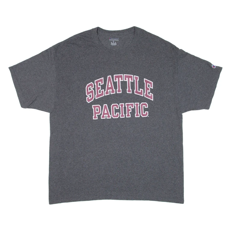 CHAMPION Seattle Pacific Mens T-Shirt Grey USA XL