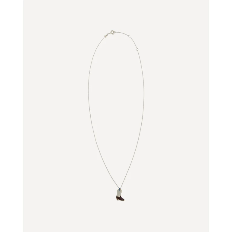 Cowboy Boot Necklace Female UNI