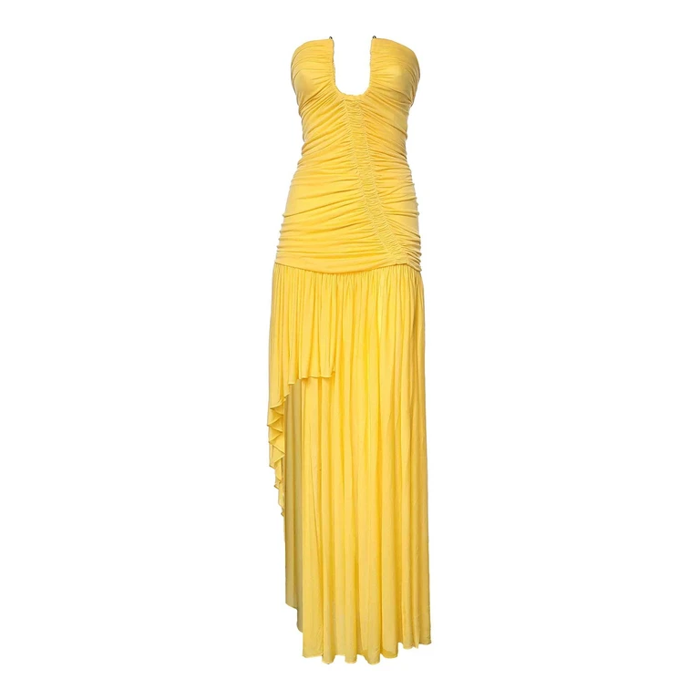 Christopher Esber Maxi Robe - Jaune (26013744SOLEIL)