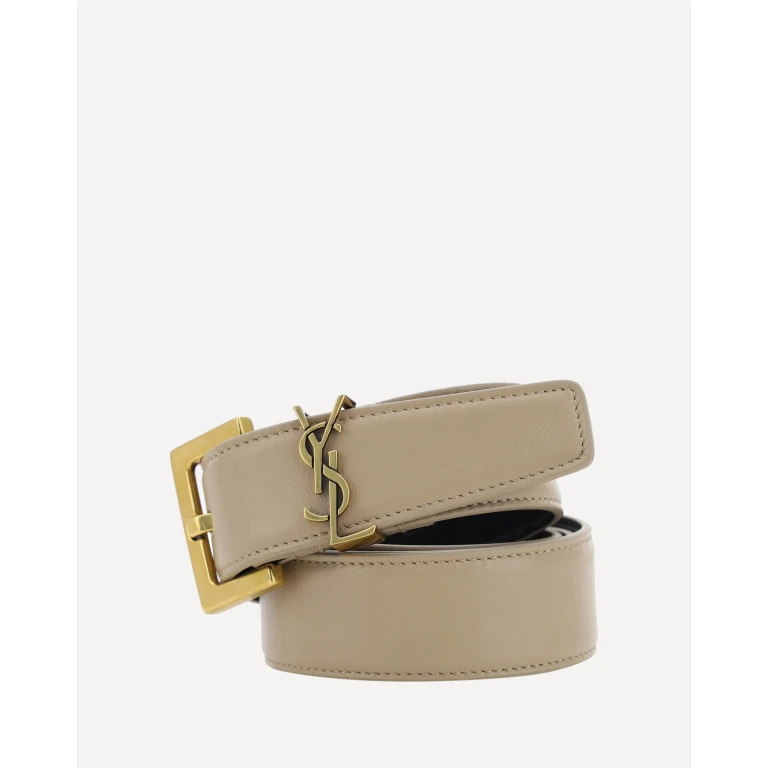 SAINT LAURENT 女士真皮腰带 95