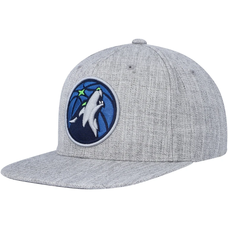Men's NBA Team Heather 2.0 Snapback Timberwolves Snapback Caps