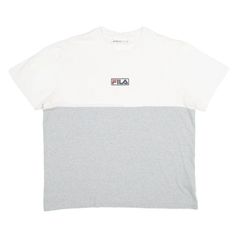 FILA Mens T-Shirt Grey L (NN1-210824-13882)