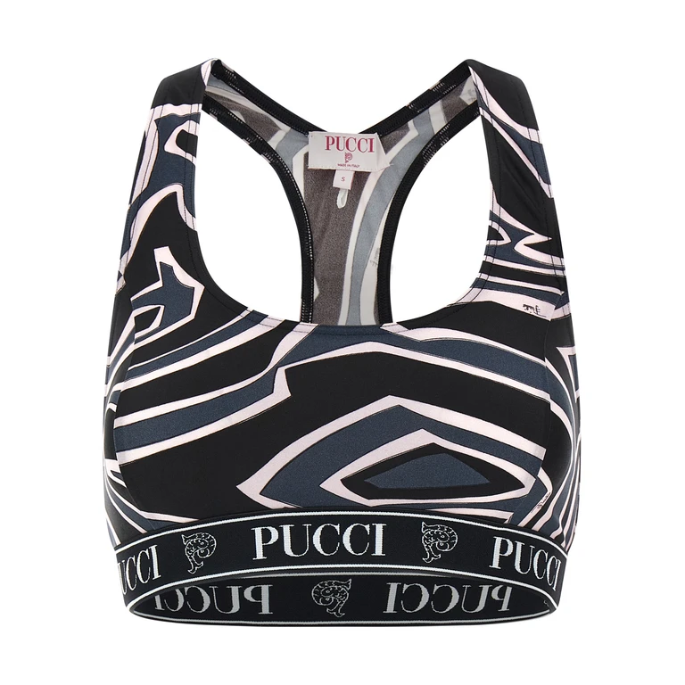 Emilio Pucci Black Polyamide Sport Bra Clothing - Women