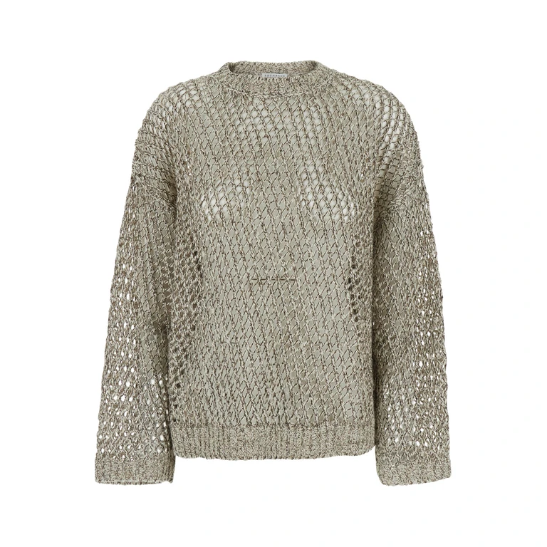 Brunello Cucinelli Pull Col Rond - Marron (MEA345600PCII33)