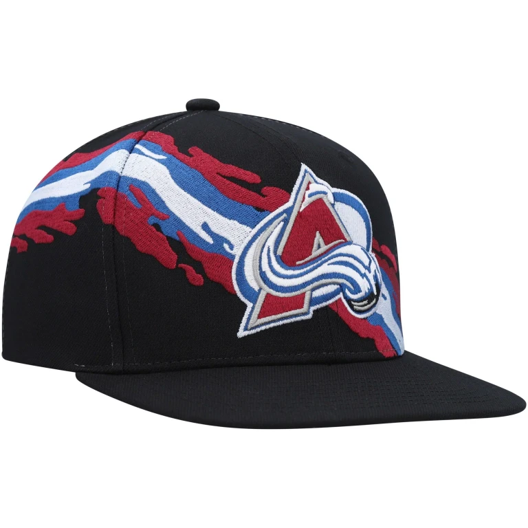 Men's NHL Vintage Paintbrush Snapback Avalanche Snapback Caps