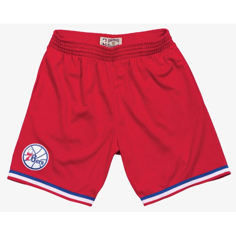 Men's NBA Swingman Road Shorts 76Ers 82-83