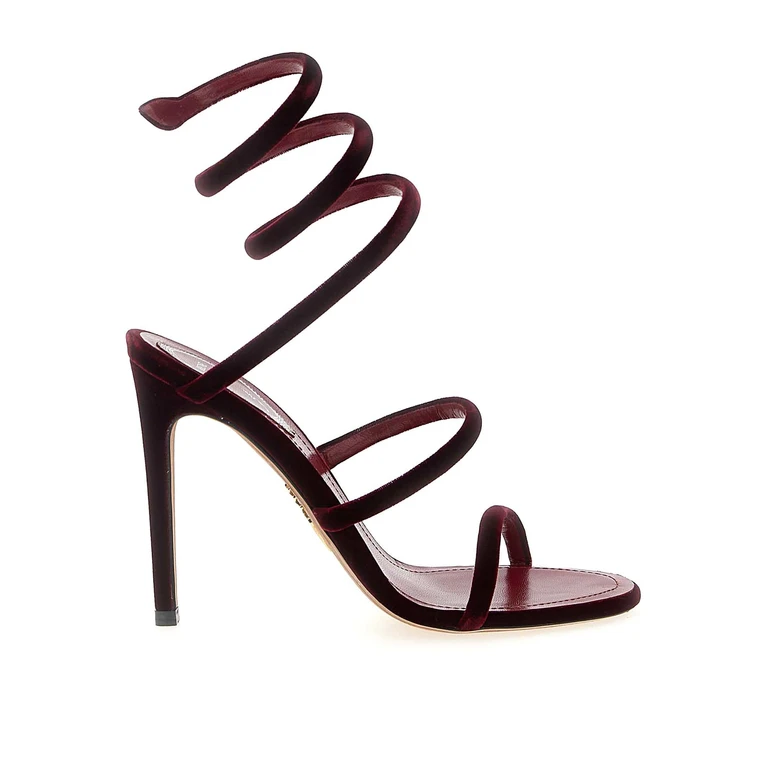 Rene Caovilla Sandales - Rouge Brun (C12478105VL013063)