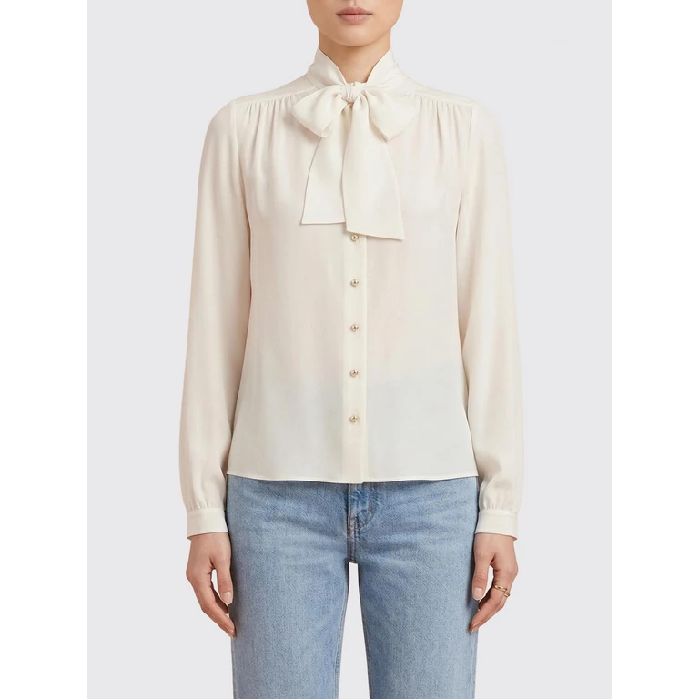 Shirt Woman color Ivory (8B3AB8A721BA03)