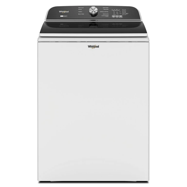 5.2"â€a Whirlpool Top Load Washer with Removable Agitator in White 5.3 Cu. Ft. WTW6157PW