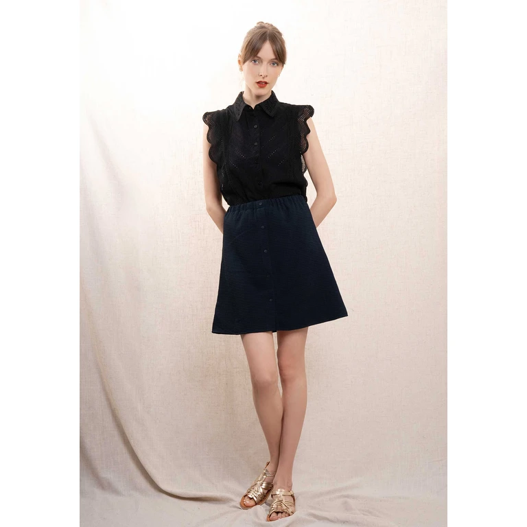 Skirt T1443 Jupe Navy