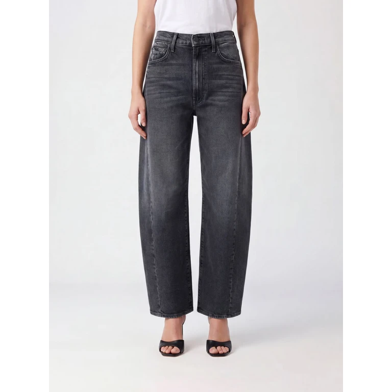 The Half Pipe High-Waisted Baggy Jeans in Cotton Denim (109965151OTA)