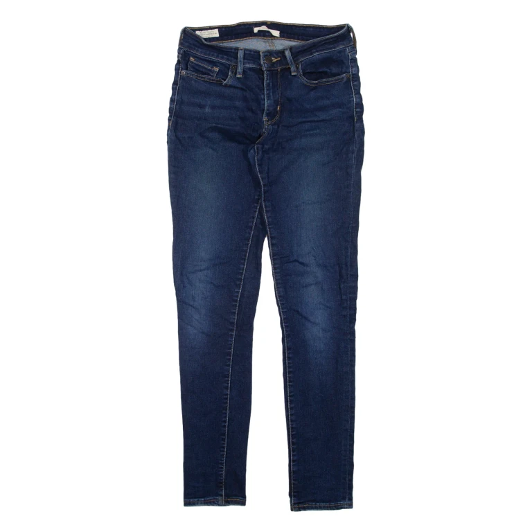 LEVI'S 711 BIG E Womens Jeans Blue Slim Skinny W25 L30