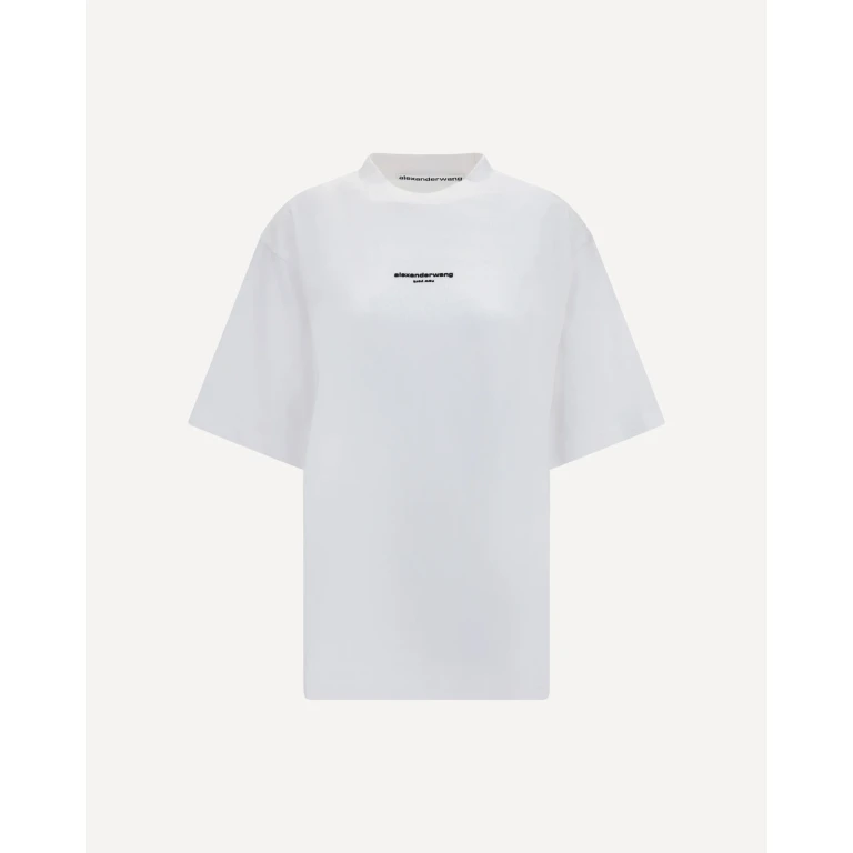 ALEXANDER WANG Short-sleeve T-shirt with central logo print Female S