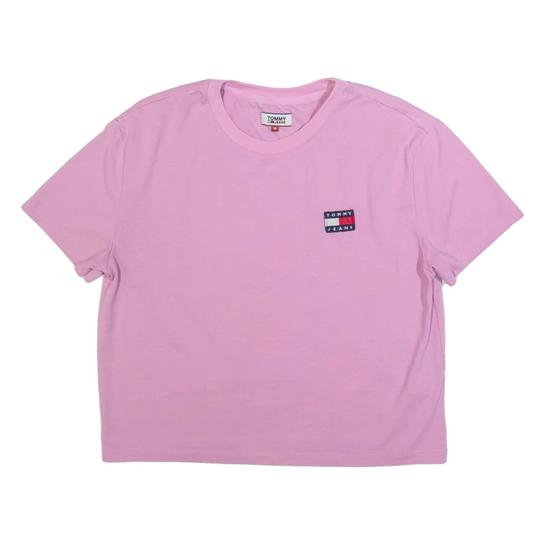 TOMMY HILFIGER Cropped Mens T-Shirt Pink M