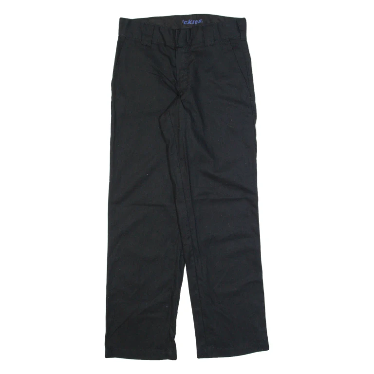 DICKIES Workwear Mens Trousers Black Regular Straight W28 L30