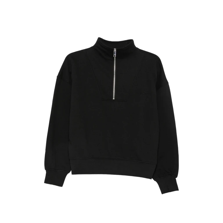 Calvin Klein Half-zip Logo-embroidered Sweater